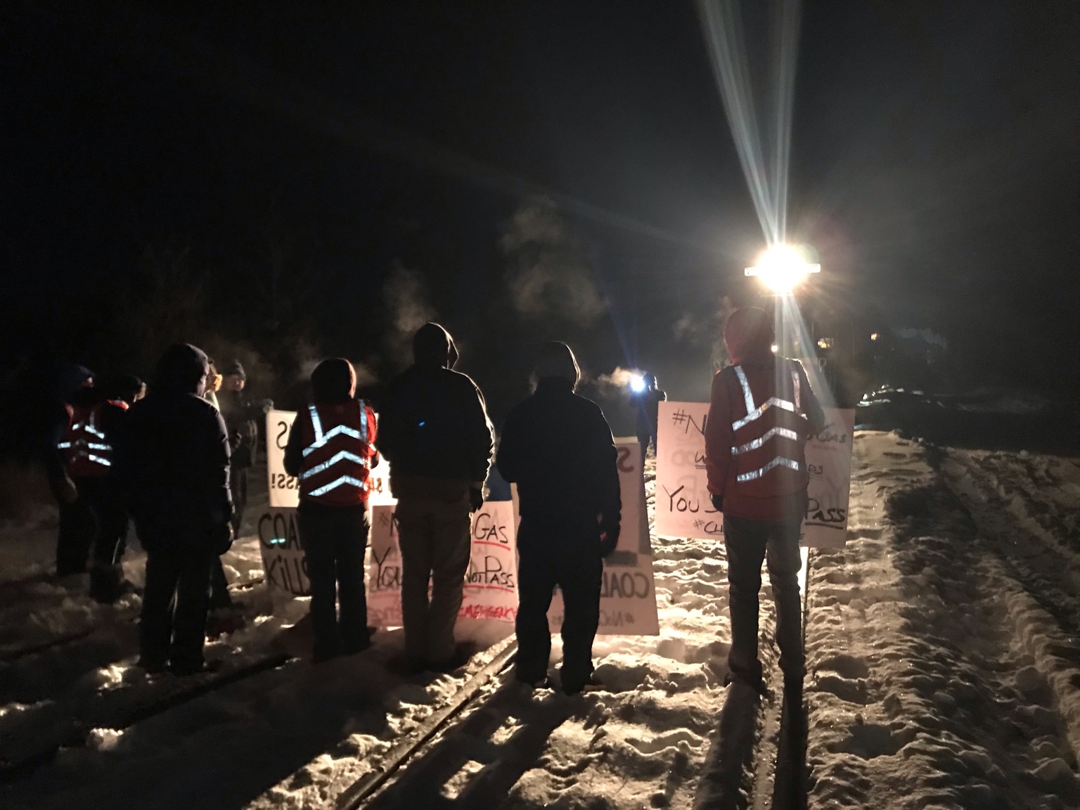 BREAKING: Second Blockade of Same Coal Train (now in Ayer, MA)