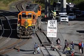 Oil Train Blockaders #ClimateTrial Video